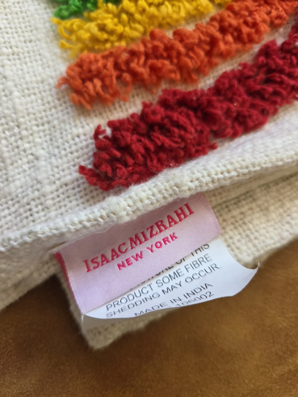 Isaac Mizrahi Decorative Rainbow Throw